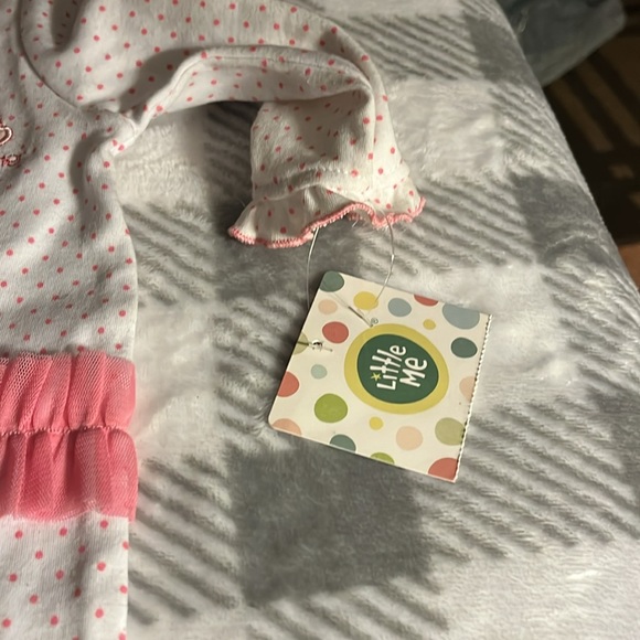 NWT Little Me My First Easter Baby 6M One Piece w/headband - Picture 3 of 6